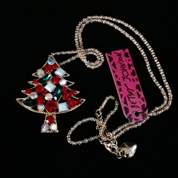 CRYSTAL CHRISTMAS TREE NECKLACE - Picture 2 of 5